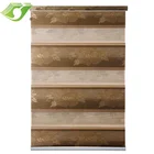Luxury horizontal roller shade jacquard zebra blinds