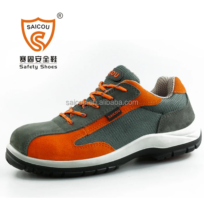Ladies steel toe safety shoes and steel toe cap safety shoes and walking shoes DC-813