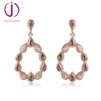 Sterling silver 925 jewelry fashion color cz stone drop unique earrings for women
Sterling silver 925 jewelry fashion color cz stone drop unique earrings for women