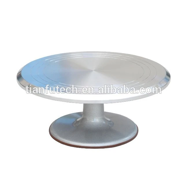 Amazon hot sell high quality 12inches aluminum cake decorating turntable, Silver
Amazon hot sell high quality 12inches aluminum cake decorating turntable, Silver