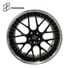 Deep lip/dish polished Forged black 20 inch 5x114.3 rims on sale for BBS compatible sport cars