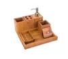 /product-detail/6pcs-bamboo-bathroom-accessory-tray-set-with-soap-dispenser-cotton-ball-box-toothbrush-toothpaste-holder-60782101716.html