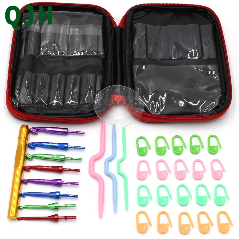 New-QJH-Brand-33pcs-set-3-0-7-0-Aluminum-Change-Head-Detachable-Crochet-Leather-Case (2)