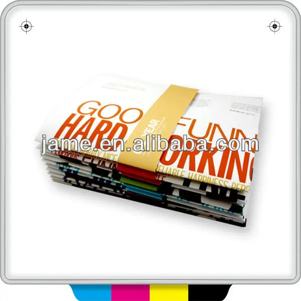 advertising matte lamination spot uv varnish booklet printing