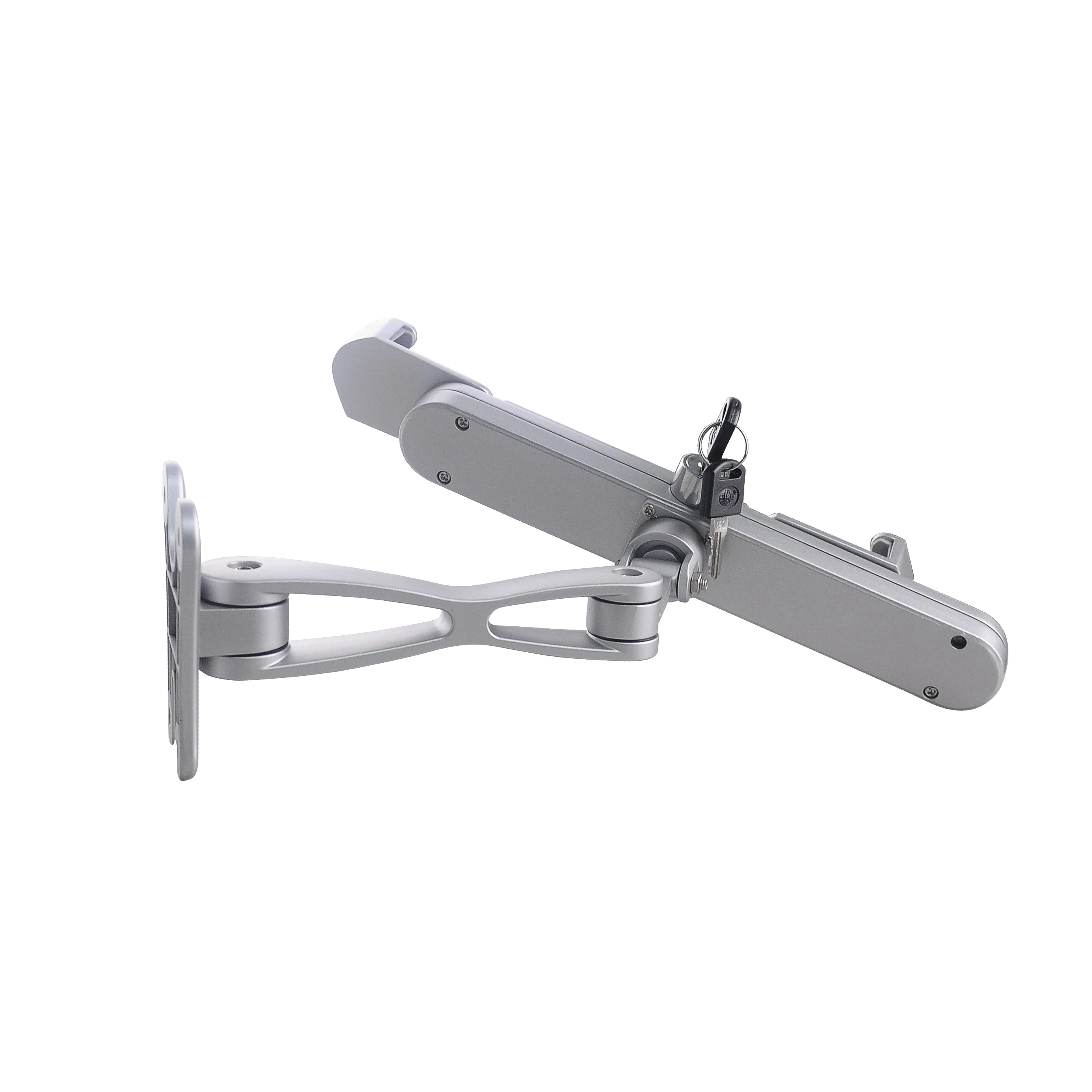 High Quality Aluminum Tablet Stand 360 Degree Rotation Tablet Wall Mount Tablet Holder Stand With Lock For Security
High Quality Aluminum Tablet Stand 360 Degree Rotation Tablet Wall Mount Tablet Holder Stand With Lock For Security