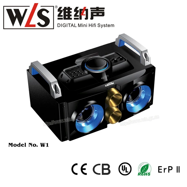 WLS Top 3 Home Theater System portable active radio player W-F210 support USB - ANKUX.COM