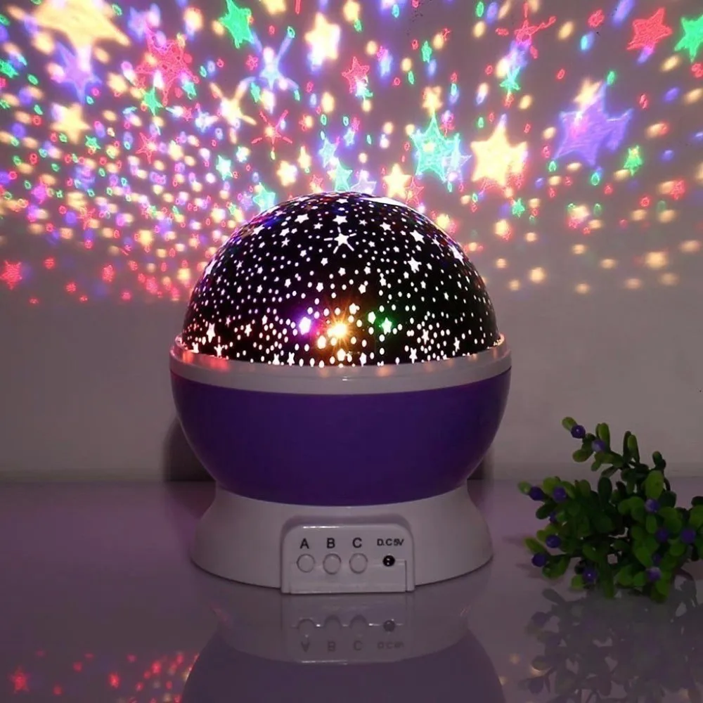 Kids Love For Sleeping Sky Star Night Light Lamp Projector Space