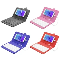 ENKAY Wired Keyboard Leather Protective Case with Holder for Android Tablet / Android Mobile Phone
ENKAY Wired Keyboard Leather Protective Case with Holder for Android Tablet / Android Mobile Phone