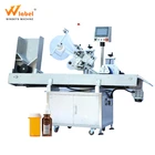 electric auto pet plastic round bottle 60ml with droppers pharmacy horizontal labeling dispancer machine