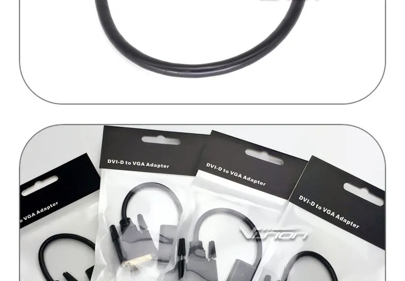 1080P DVI-D to VGA Adapter Cable 24+1 Pin DVI Male to 15 Pin VGA Female - ANKUX.COM