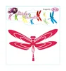 manufacturing custom dragonfly stickers decals made in China