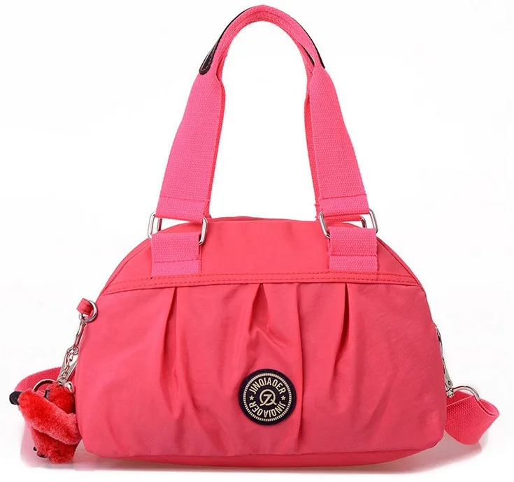 waterproof women brand monkey nylon shooulder bags with handle