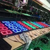 Outdoor Led digital screen 4 digit red green white gas price screen