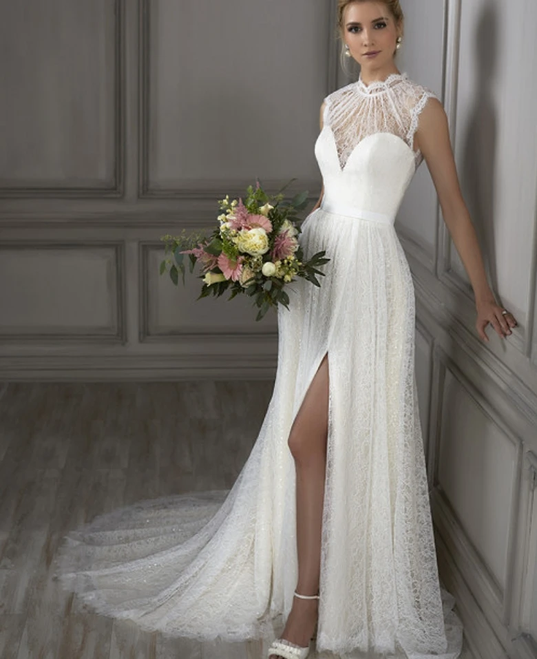 Lace Bridal Wedding Gowns Sleeveless Beach A-Line Garden Bogo Wedding Dress Glitter Satin Belt Formal Gown Wdo69
Lace Bridal Wedding Gowns Sleeveless Beach A-Line Garden Bogo Wedding Dress Glitter Satin Belt Formal Gown Wdo69