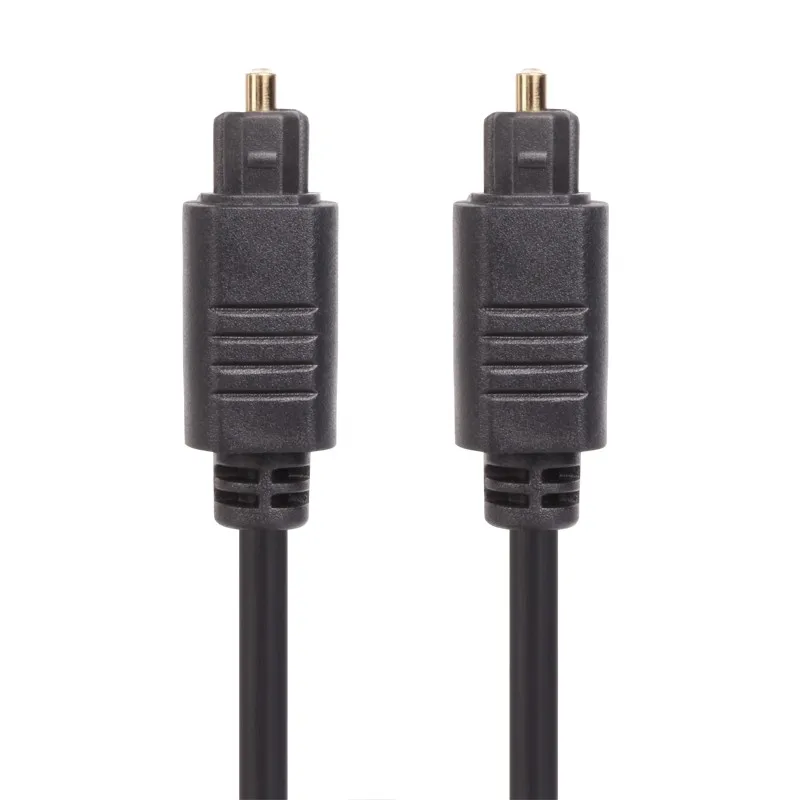 High Quality Better Clarity Digital Signal Fiber Optical Audio Toslink Male to Male Cable 6 Feet (1.8 Meters) Gold Plated - ANKUX.COM