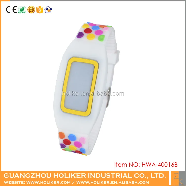 Colorful band alarm watches digital type wrist watch kids watch for children birthday gifts