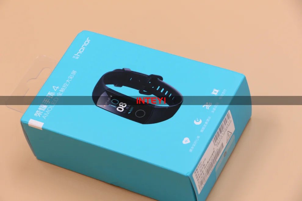 In Stock Original Honor Band 4 Smart Bracelet Standard Version Heart Rate Sleep Snap Monitor 0.95 Touchpad Smart Watch