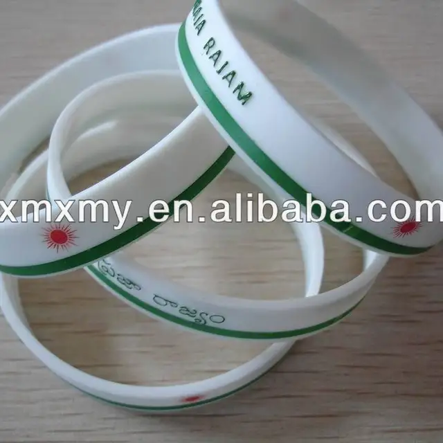 custom silicon bracelet silicone wristband for politic election