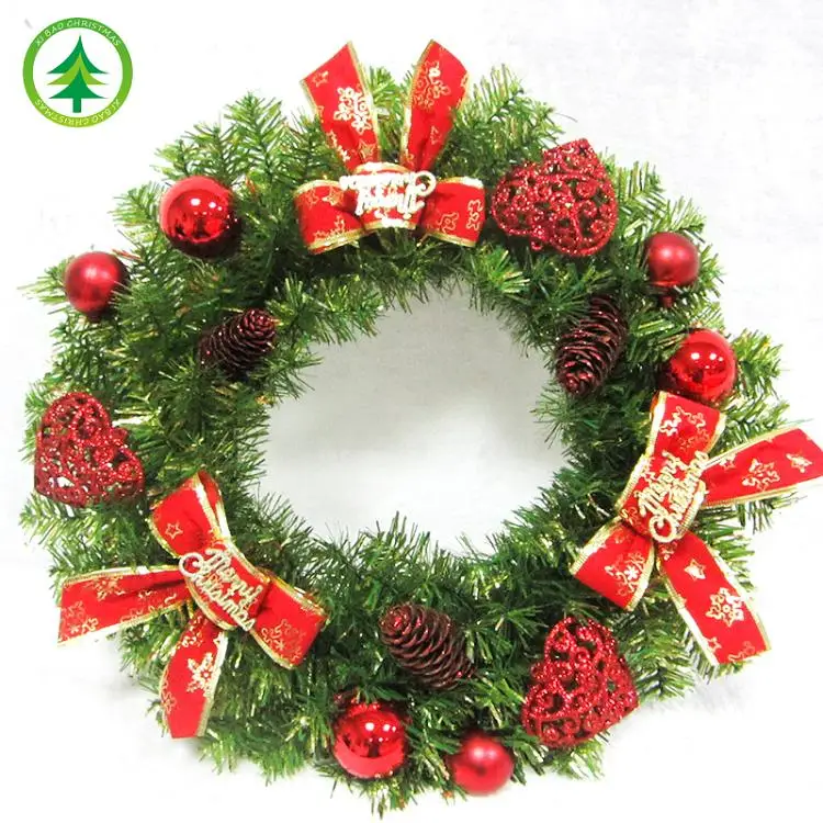 wholesale christmas wreath&garland, artificial customized