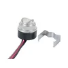 Good quality high current 3 wires no frost refrigerator bimetal disc ksd303 thermostat