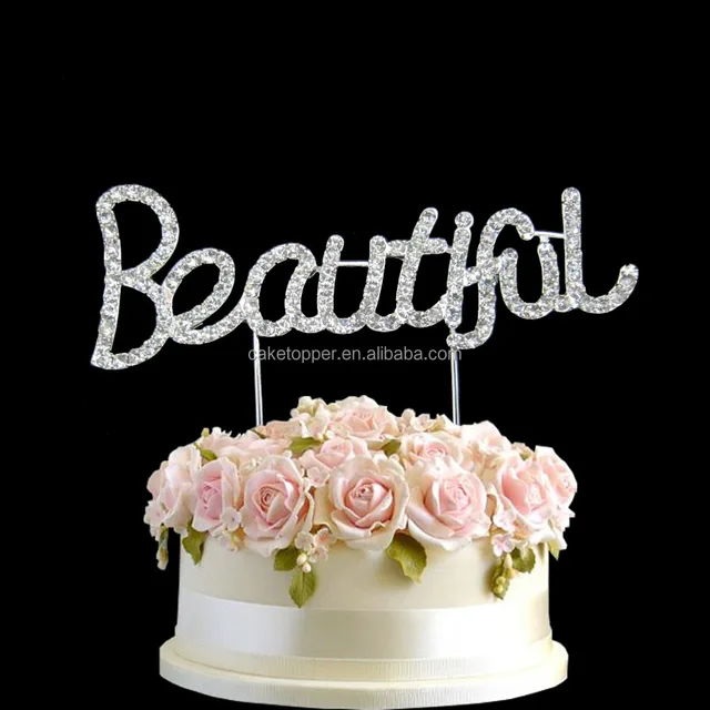 beautiful diamante cake topper for hen night party girls
