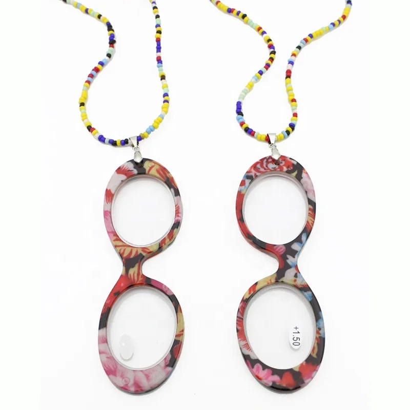 drop ship colorful bead nacklace with oval reading glasses handy ready for women, Flower printing
drop ship colorful bead nacklace with oval reading glasses handy ready for women, Flower printing