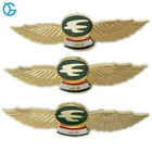 New Product Hot Gold Custom Metal Pilot Wings Pin Badge
