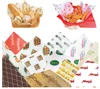 12*12inch Food grade custom printed wax paper/food wrapping paper