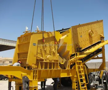 mobile crushing screening plant with best price from YIGONG