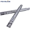 Double spring telescopic soft close drawer slides