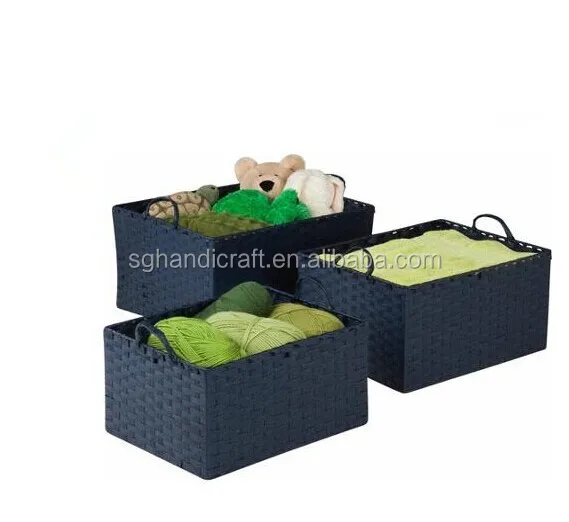 wholesale decorative handmade gift newest paper rope basket