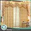 Hot selling india style jacquard curtain with valance