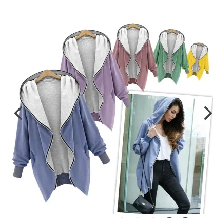 Women Hoodies Winter Coat  Zip Up Outerwear Sweatshirts Sport women jacket.png