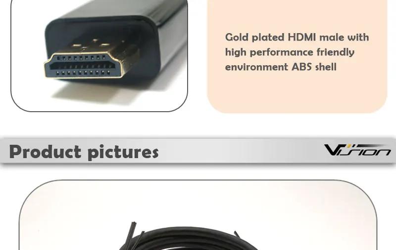 Displayport female to HDMI male adapter cable (4)