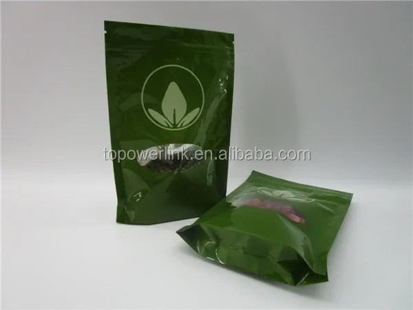 Herbal Tea Powder Packaging Pouches Ziplock Plastic Stand up Window 400g  Moisture Proof Round Bottom Doypack Bag - China Doypack Pouch, Mylar Bags