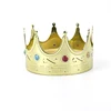 Novelty Plastic Gold King Party Crown For Adults