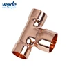 Copper coupling equal tee for hvac fields high standard