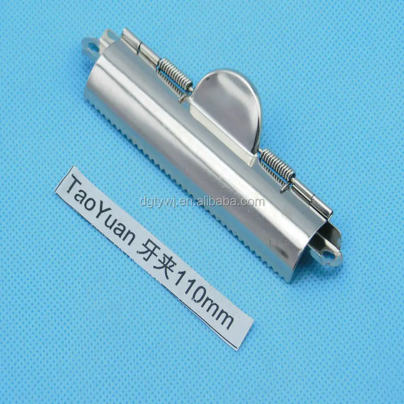 Silver 110mm small metal teeth paper clips/teeth file clip for office usage, View metal teeth