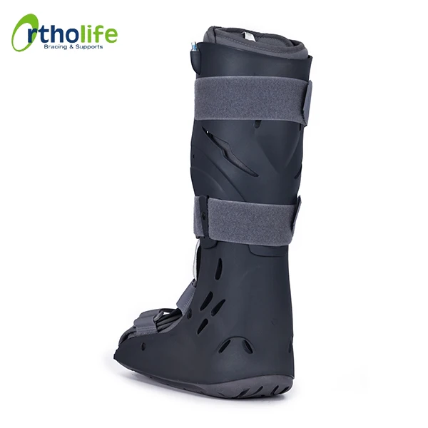 OL-WK012 Grey Orthopedic Healthcare Rehabilitation Pneumatic Boot Walking Brace