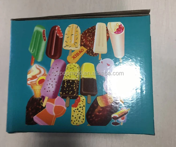 stainless steel paddle ice pop popsicle molds and