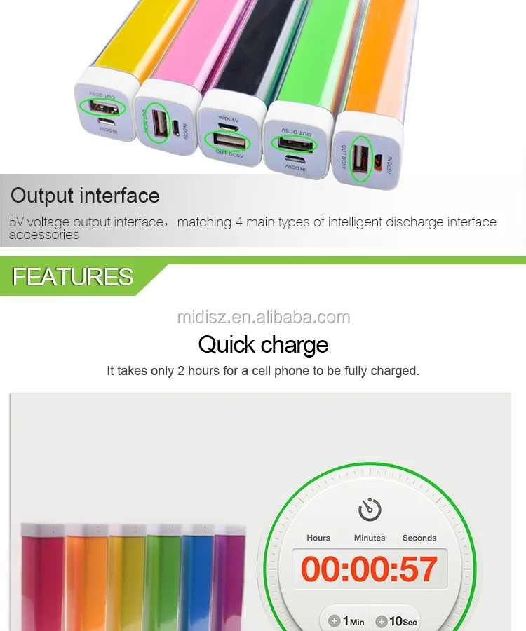 Free logo design hot gift 2600mah Mini Powerbank - ANKUX.COM