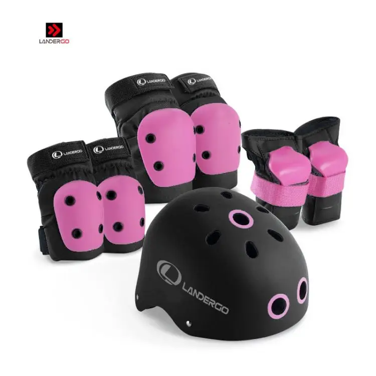 Landergo Kid Youth Adult Protect Safety Helmet 6pcs Set Wrist Elbow Knee Protector Gear, Black .red.blue.yellow.green.black .oem color is ok
Landergo Kid Youth Adult Protect Safety Helmet 6pcs Set Wrist Elbow Knee Protector Gear, Black .red.blue.yellow.green.black .oem color is ok