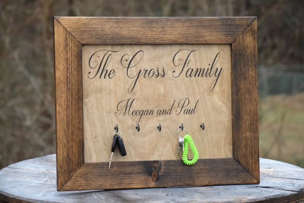 housewarming gift his and hers key holder key hooks