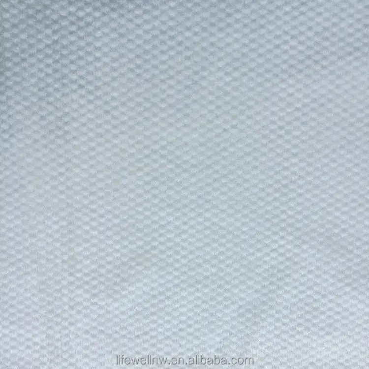 100% Viscose Plain Dot Spunlace Non Woven Wipe Cleaning Cloth Fabric