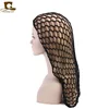 Custom Women Long Crochet Snood Hat Sleeping Cap Hair Net Bun Cover hooded snood Hair Snood FW-32