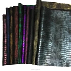 Wholesale Finished products PU embossed crocodile animal print fabric leather
