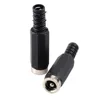 DC Connector Power Jack 5.5*2.1MM Charge Connector 2.1*5.5mm Female DC Power Connector Black Cover