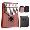 17 Keys Thumb Piano builts-in EVA high-performance protective box tuning hammer and study instruction Kalimba