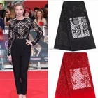 New fashion sequence tulle lace dress fabric african french lace HY0540