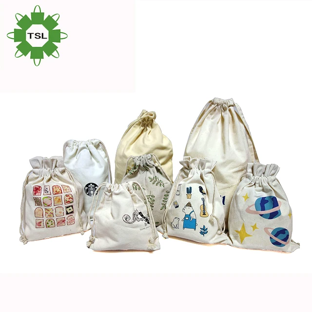 experience drawstring cotton canvas bag promotional backpack bag